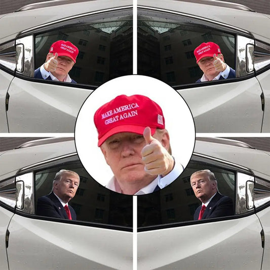 Trump Window Decal/Stickers Waterproof 4 Choices