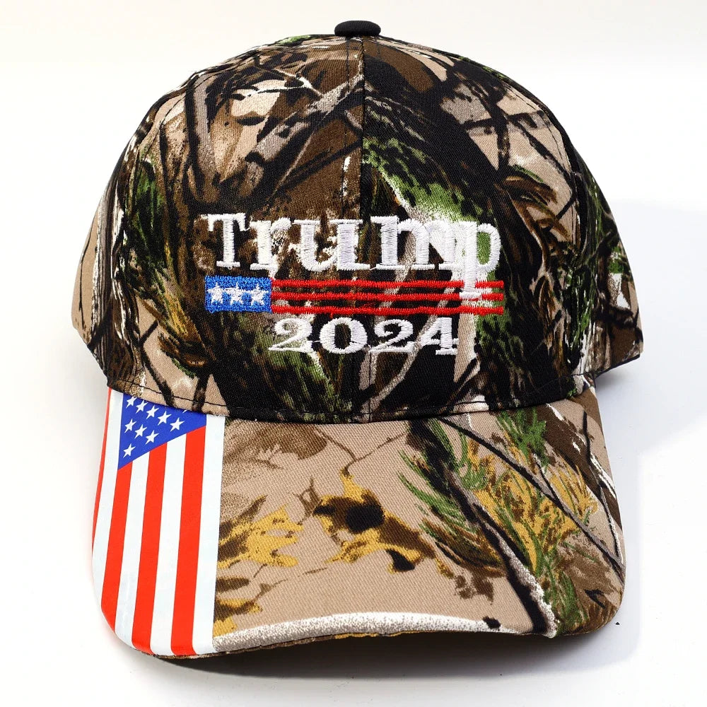 Camouflage Trump 2024 "Take America Back" Mesh Cap