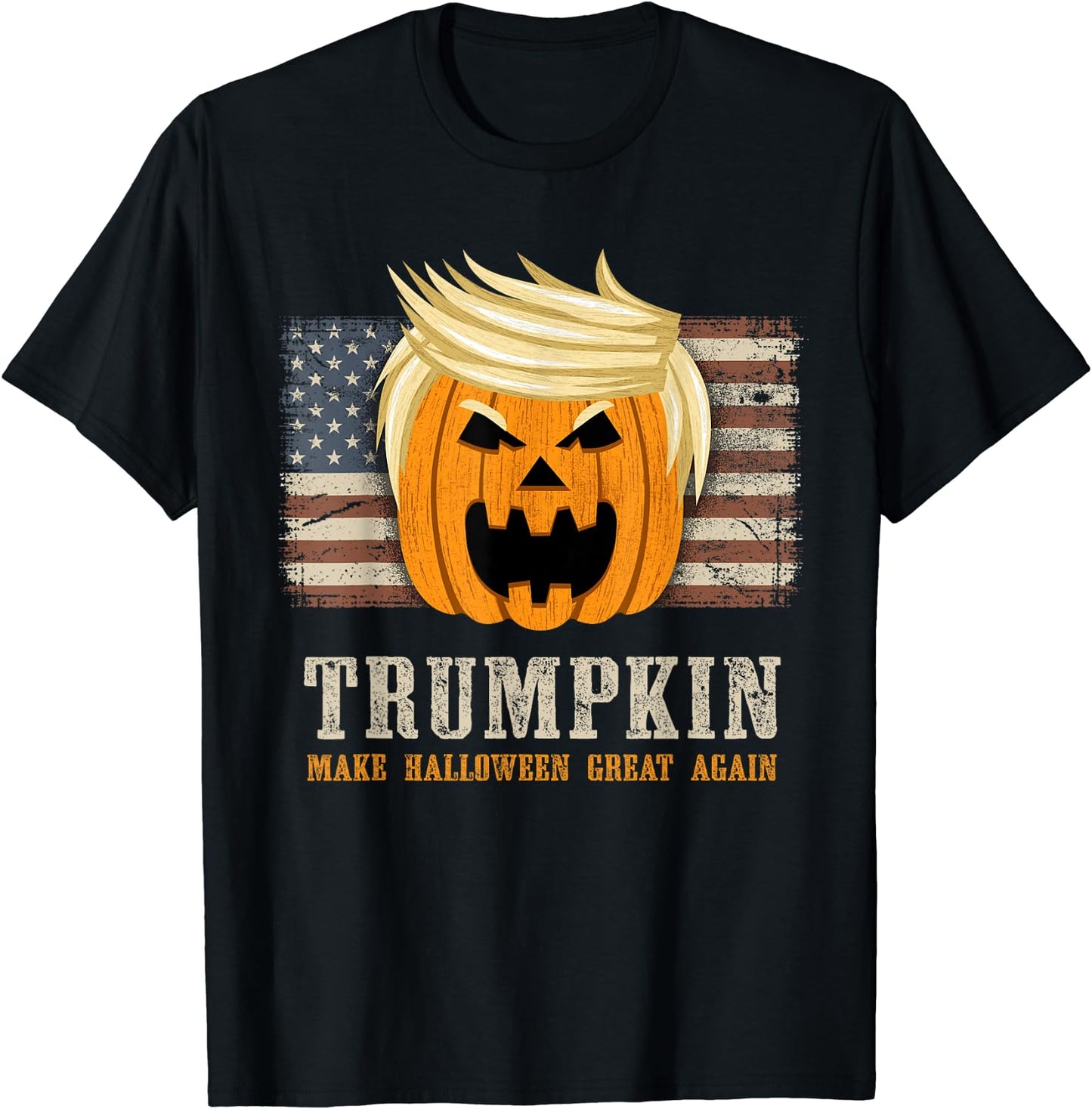 Funny Trump Pumpkin Head T-Shirt