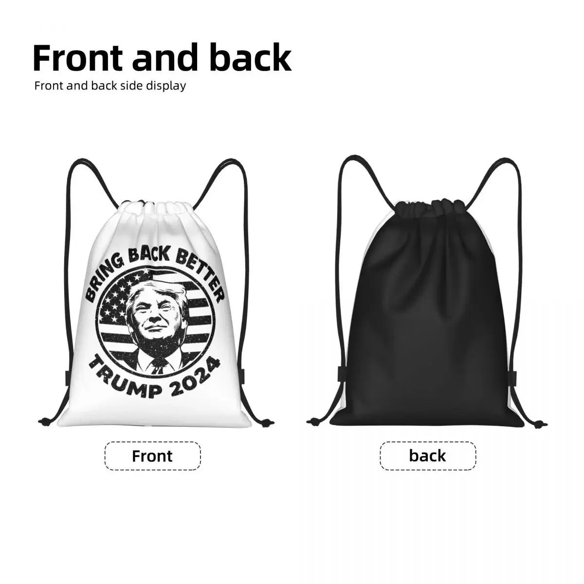 Trump 2024 Drawstring Bag