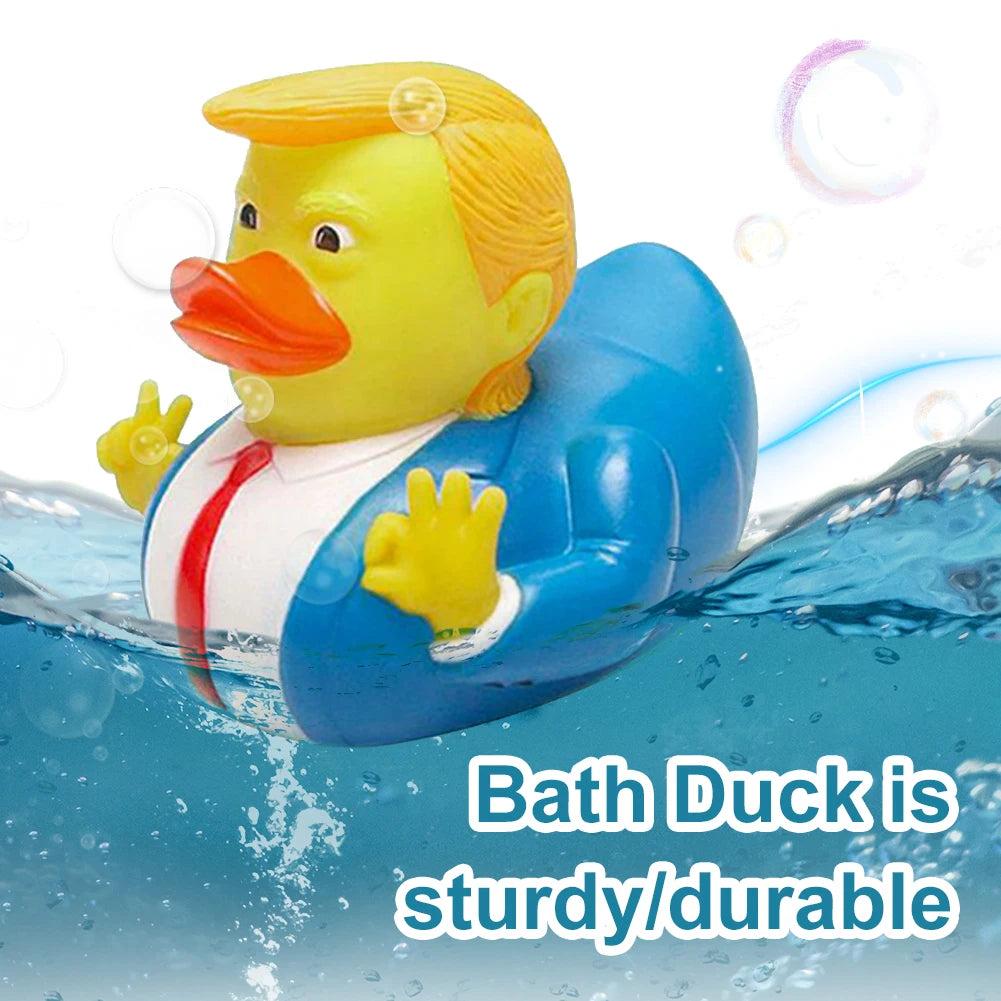 Novelty Trump Rubbe Duckies Merchandise Bathtub Toys