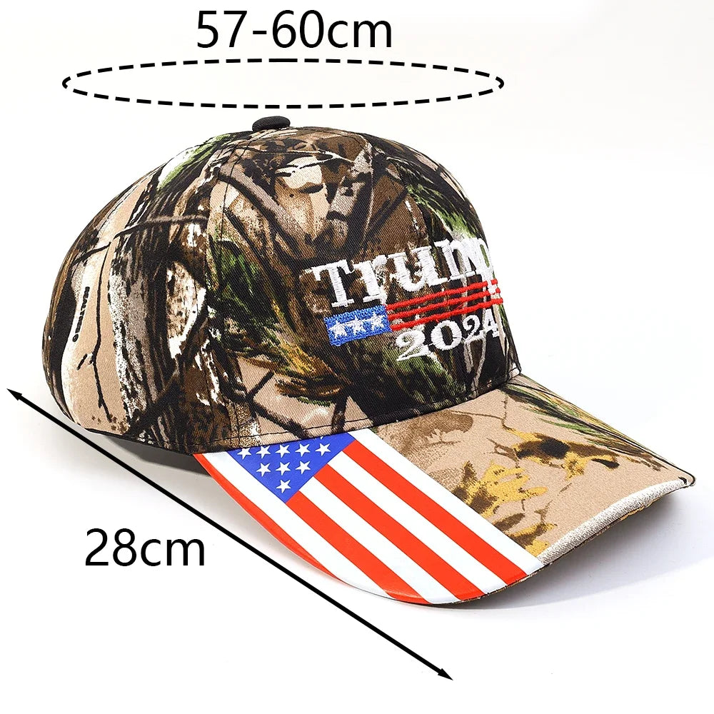 Camouflage Trump 2024 "Take America Back" Mesh Cap